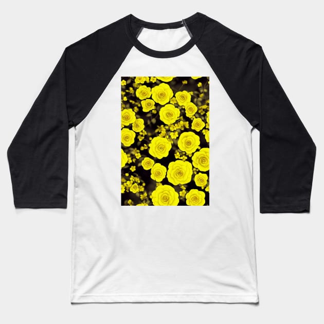 Beautiful Yellow Rose Flowers, for all those who love nature #151 Baseball T-Shirt by Endless-Designs